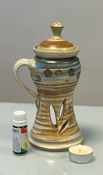 Aromalampa v svtelých farbách (keramika), 21cm