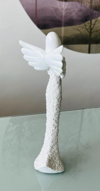 Anjel v kvetovaných šatách 24,5cm
