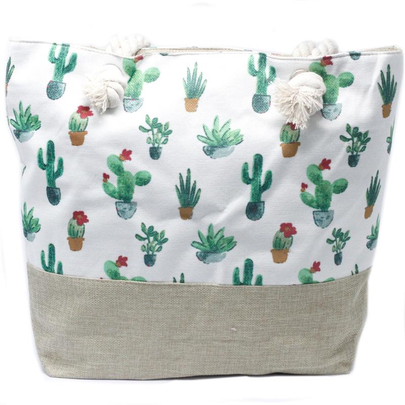 Taška " kaktusy"s povrazovými ramienkami